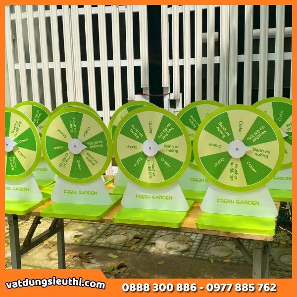 Vòng quay trúng thưởng mini, vòng quay may mắn mini