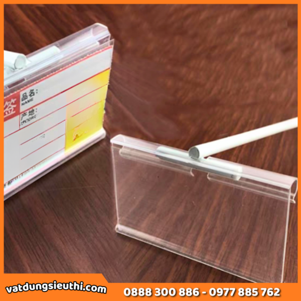 Kẹp tem cài bảng giá siêu thị