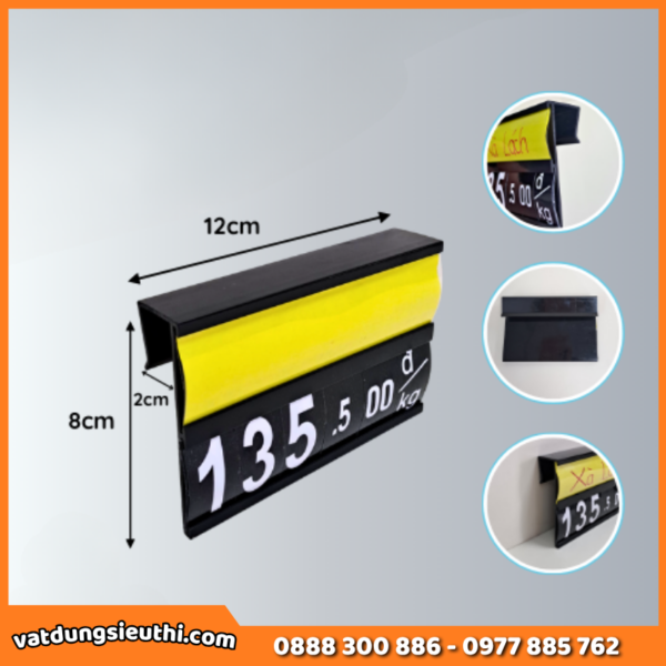 Bảng cài lật số, bảng lật số siêu thị dạng cài