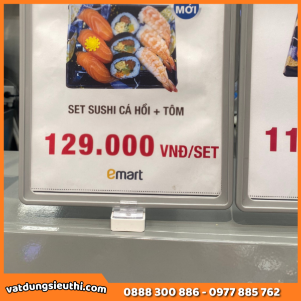 Chân nam châm gắn khung bảng giá