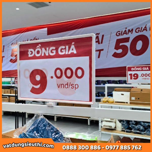 Khung bảng giá siêu thị A3, A4, A5, A6