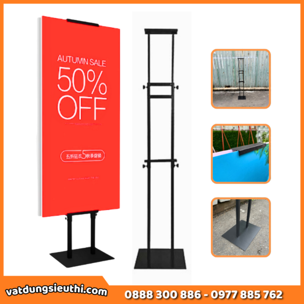 Kệ để tranh 2 mặt – Giá để tranh