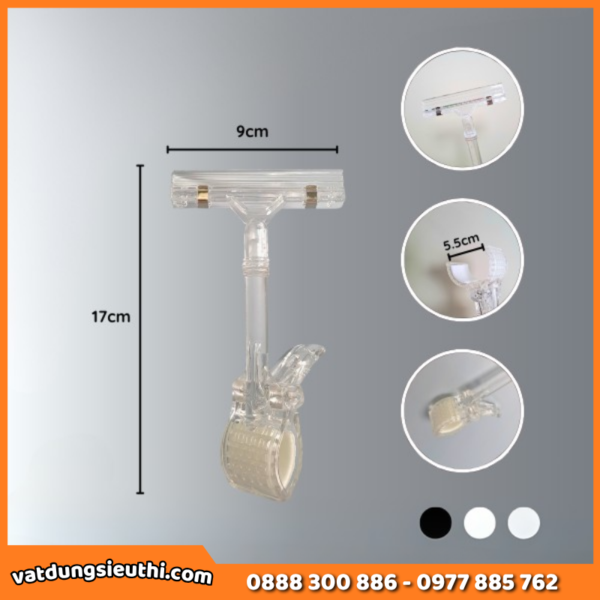 Kẹp wobbler V01 – Kẹp nhựa siêu thị