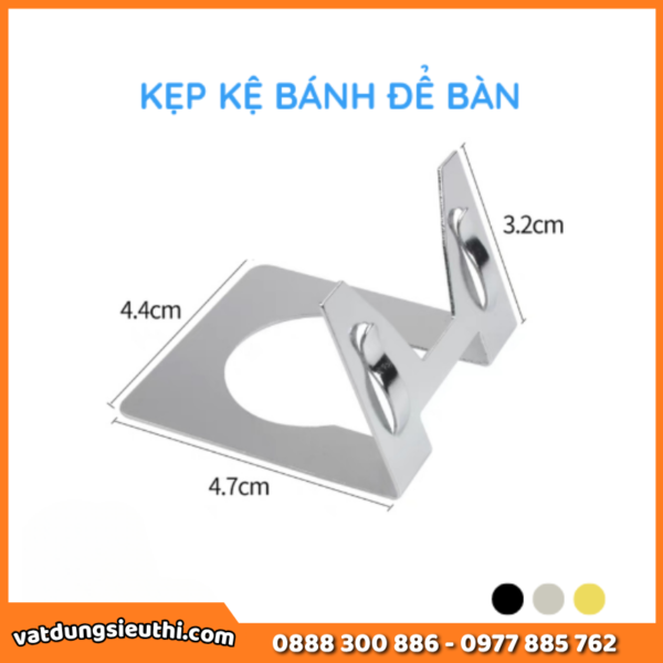 Kẹp kệ bánh lớn để bàn