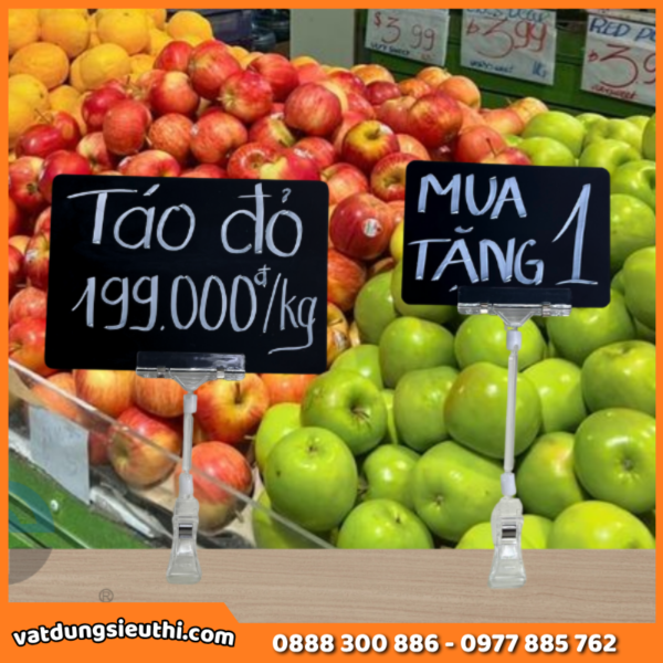 Kẹp wobbler V08 – Kẹp nhựa siêu thị