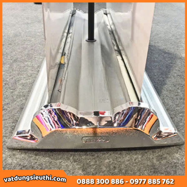 Standee cuốn nhựa hào hoa 2 mặt - Giá cuốn nhựa đế to 2 mặt