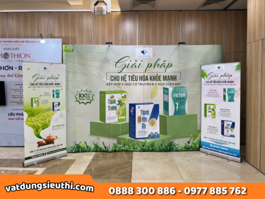 Báo giá backdrop và standee sự kiện mới nhất 2026