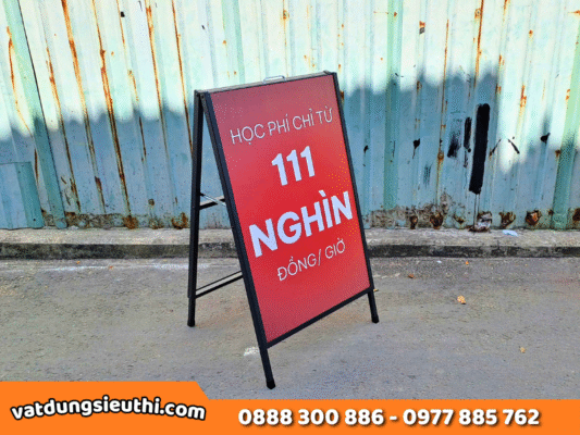 Top 10+ mẫu standee chữ A 2 mặt đẹp năm 2026