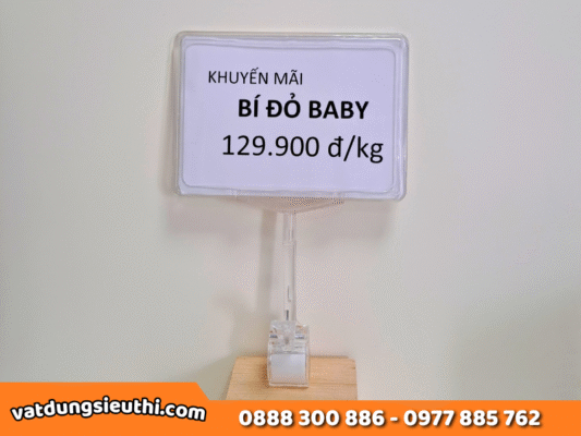 Khung bảng giá siêu thị: 3 cách nâng tầm trưng bày