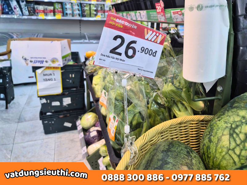 Kẹp bảng giá sale: 5 cách trưng bày thu hút như WinMart