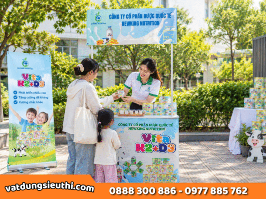 5 lưu ý khi chọn quầy nhôm mạng nhện cho sự kiện quảng cáo