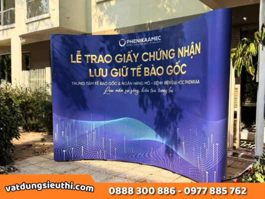 Backdrop cong 3×3, 3×4: Kích thước và giá bán 2026